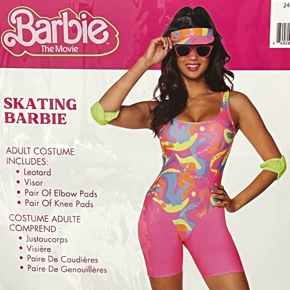 Barbie the Movie Halloween skating Costume -large